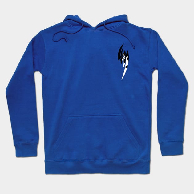 Tekken - Mishima Zaibatsu & Jin Kazama Symbol Monochrome Hoodie by Artevak